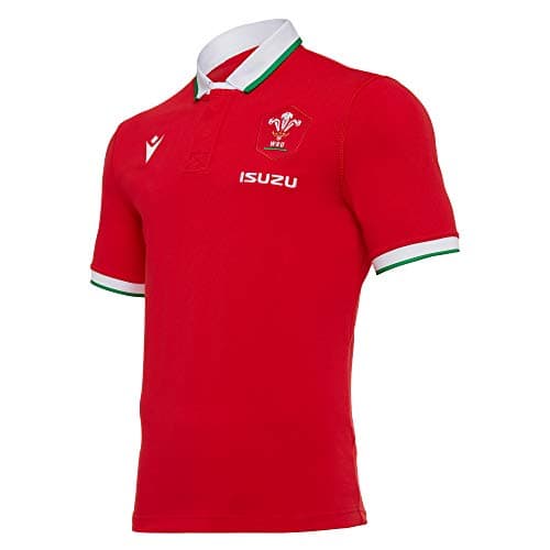 Image of Macron 58125445 WRU M20 WRU M20 Home Cotton Shirt Replica SS SR, Red, S Man