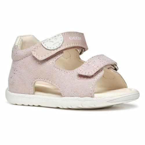 Image of Geox B SANDAL MACCHIA GIR, Baby - Mädchen Sandal, Rose/Off White,