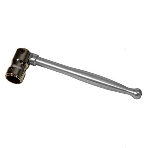 Image of 7/16" Leach's IMN Bi-Hex Pinched All Titanium Spanner with Poker Style Handle