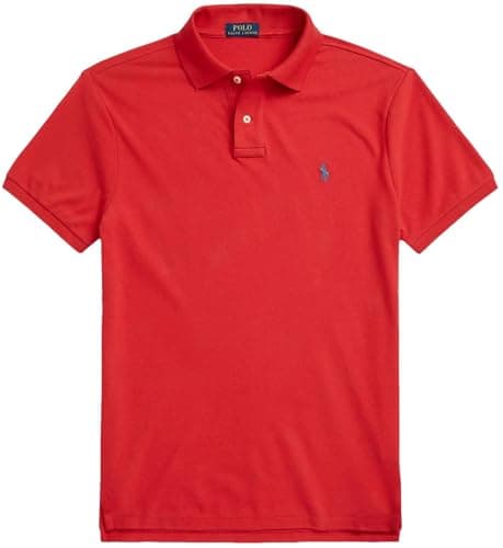 Image of POLO RALPH LAUREN Men's New Classic Fit Polo Shirt, Eveningpost Red, XXL