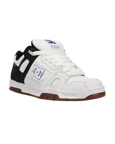 Image of DC Men's Stag Trainers, White Black Blue Xwkb, 12 UK