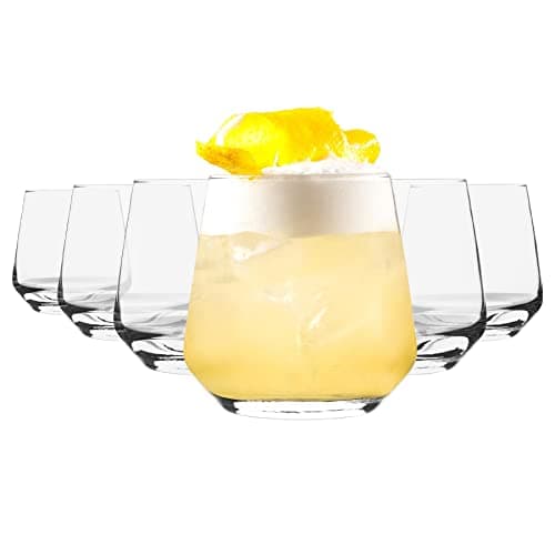 Image of Argon Tableware Tallo Tumbler Glasses - 345ml Clear Drinking Glass Set for Water, Whisky, Cocktails, Juice, Beer and Soft Drinks - Durable Straight-Sided Glassware for Home, Kitchen, Bar or Restaurant