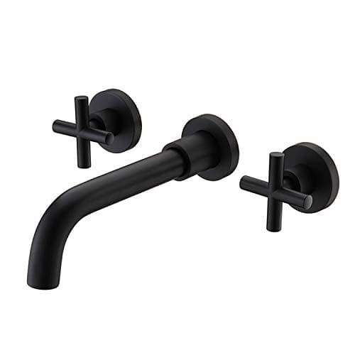 Image of TRUSTMI Brass Concealed Bathroom Basin Sink Tap, Matte Black