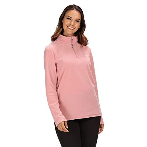 Image of Regatta Women's Sweethart Lightweight Half-Zip Symmetry Fleece, Pink (Mellow Rose), 18