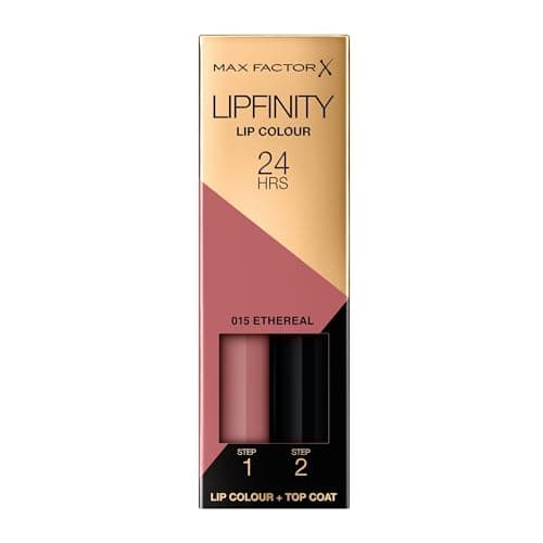 Image of Max Factor Lipfinity Ethereal, Long-Lasting, Two Step Lipstick, Vibrant Colour, Hydrating, Lasts 24 Hrs, Matte Lip Colour With Glossy Top Coat, 4.2g
