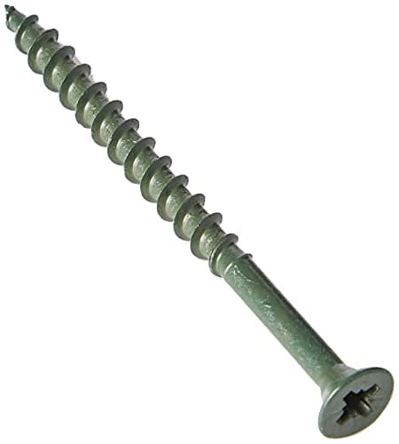 Image of ForgeFix Countersunk Decking Screws | 4.5 x 60mm | Green | Box 200