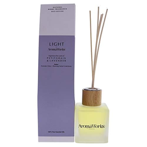 Image of AromaWorks Light Reed Diffuser 100ml, Petitgrain & Lavender