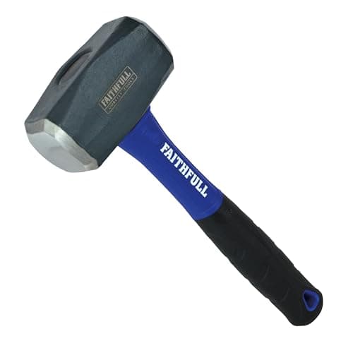 Image of Faithfull FAIFG212 2.5lb Club Hammer with Fibreglass Handle 1.1kg (2.5lb)