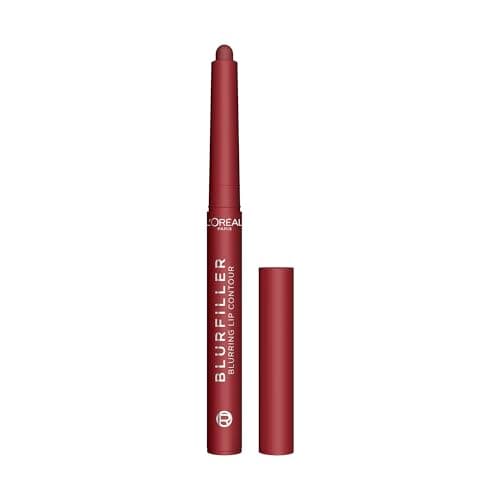 Image of L’Oréal Paris Blurfiller Blurring Lip Contour Lip Liner, Soft‑Focus Effect, Bigger‑Looking Lips, Shapes & Contours, Matte Finish, Effortless shape & Contour, 530 Bordeaux Bisou