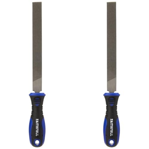 Image of Faithfull FAIFIHSC6 Engineers File Flat Second Cut 150mm (6in) (Pack of 2)