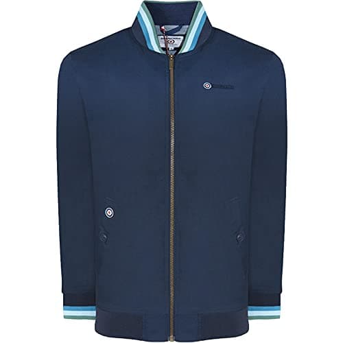 Image of Lambretta Mens Triple Tipped Monkey Bomber Jacket - Mykonos Blue - S