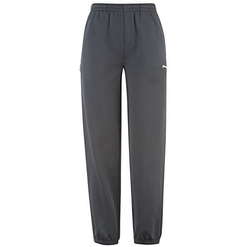 Image of Slazenger Junior Medium Boys Navy Blue Fleece Jogging Track Pants Bottoms Trousers Kids 9-10 years