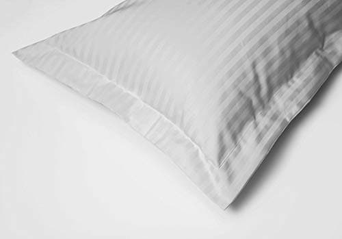 Image of Belledorm Hotel Suite Satin Stripe - Oxford Pillowcase - 540 Thread Count (Platinum)