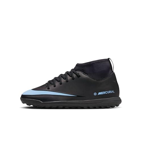Image of Nike Kids Jr Superfly 10 Club Tf Football Shoe, Black/Black, 4.5