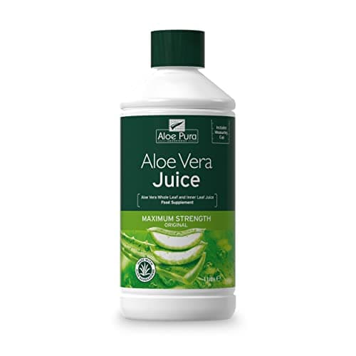 Image of Aloe Pura Aloe Vera Maximum Strength Juice, Natural, Vegan, Cruelty Free, Food Supplement, 1ltr