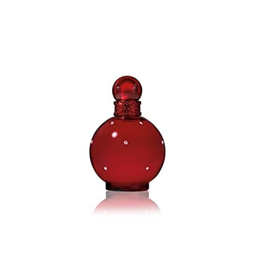 Image of Britney Spears Hidden Fantasy 100 ml – Eau de Parfum for Women – Floral Amber Fragrance – Notes of Sweet Orange, Stargazer Lily, and Amber – Deep Red Bottle