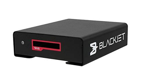 Image of Blackjet TX-1S SxS Memory Card Reader Thunderbolt 3, Video, 4K, Broadcast, DIT, Workflow, Cinema, Production For SxS Pro, Pro +, Pro X And SXS-1 Series