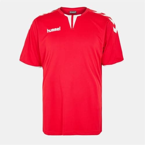 Image of hummel Men CORE SS POLY Jersey - True Red Pro, Medium
