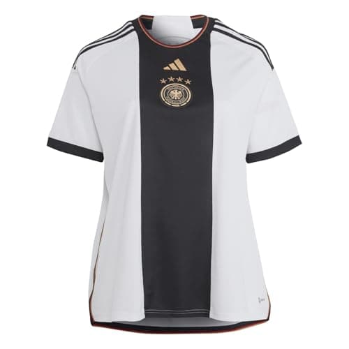 Image of adidas Womens Germany Home Shirt 2022 Plus Size White 3XL