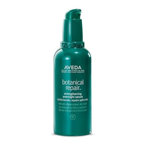 Image of Aveda Botanical Repair Strengthening Overnight Serum | Bond-Building Hair Serum | Reduces the Look of Split Ends | Repairs Damaged Hair | With Nangai Oil | 99% Naturally Derived*, 100ml