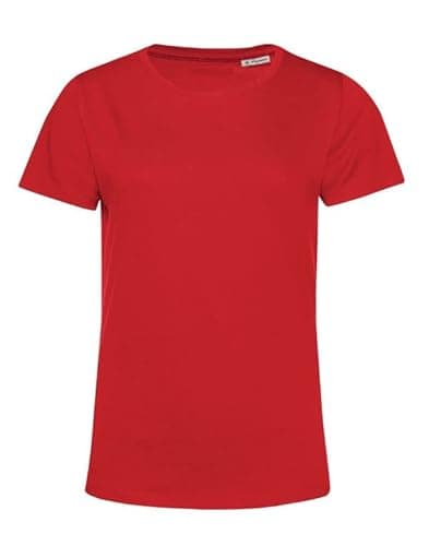 Image of B&C Collection TW02B Women's #Organic E150 Tee - RED - X-Large