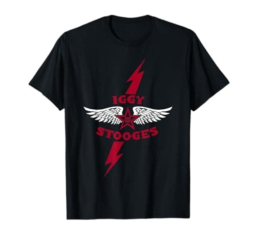 Image of Iggy and the Stooges Lightning Bolt Officially Licensed T-Shirt