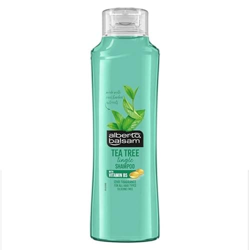 Image of Alberto Tea Tree Balsam Tingle Shampoo, 350ml – Invigorating Formula for Healthy Hair & Refreshing Scalp with Pro-Vitamin B5 – Ideal for Cleansing & Strengthening Hair