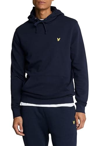 Image of Lyle & Scott Mid Layers Pullover Hoodie Z271 Dark Navy, M
