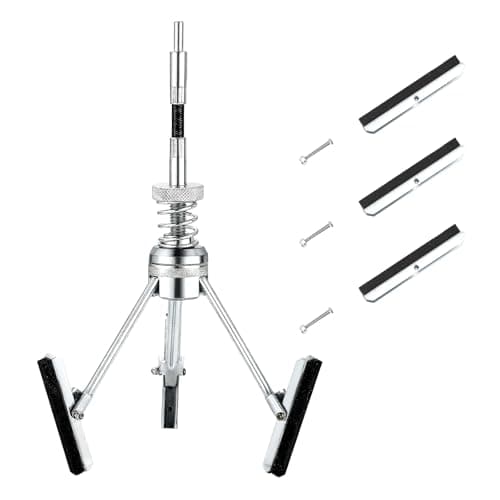 Image of ATPEAM Engine Cylinder Hone Tool Adjustable Deglazer Set for Grinding Holes from 2" to 7" Diameter with Extra 3-Piece 3" Long Stones 220 Grit
