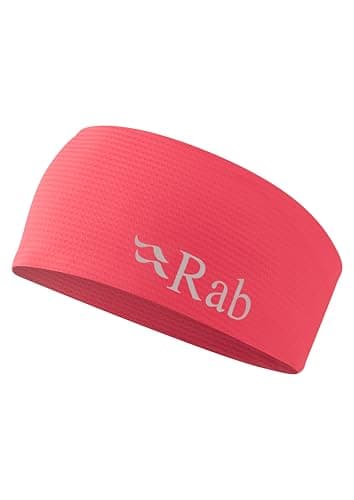 Image of Rab Talus Headband - Lightweight Quick-Drying Ear Warmer for Trail Running, Trekking, & Skiing - Hibiscus - One Size