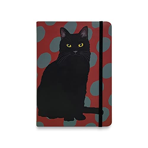 Image of Leslie Gerry Black Cat Notebook