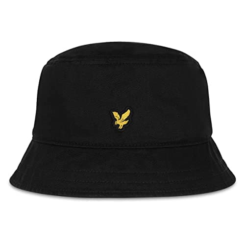 Image of Lyle & Scott Mens Cotton Twill Bucket Hat - Jet Black - One Size