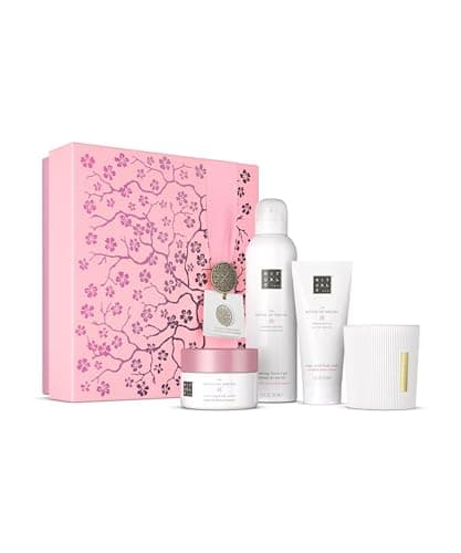 Image of RITUALS Gift Set The Ritual of Sakura Medium - Home and Skincare Products Enriched with Cherry Blossom and Rice Milk - Bath Gift Box with Renewing and Soothing Properties