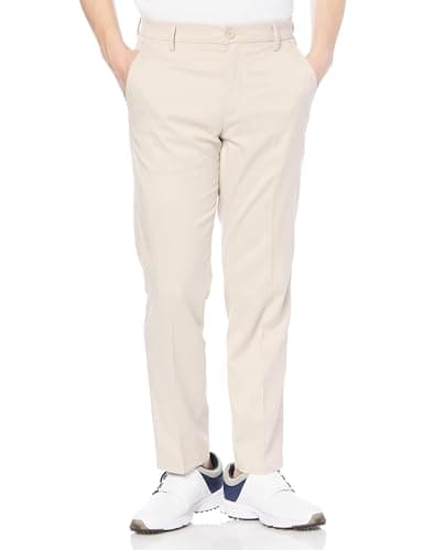 Image of Amazon Essentials Men's Straight-Fit Stretch Golf Trousers, Stone, 36W / 30L