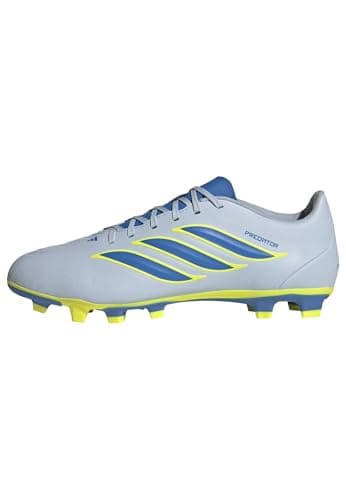 Image of adidas Unisex Predator Club Firm Ground/Multi Ground Football Boots, Crystal Sky/ray Blue/Team Solar Yellow 2, 6.5 UK