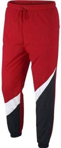Image of Nike Men M NSW HBR WVN STMT Pants - University Red/White, Large