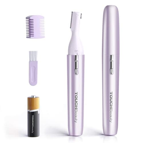 Image of TOUCHBeauty Electric Eyebrow Trimmer, Eyebrow Hair Remover, Painless Facial Hair Trimmer for Women, Portable Ladies Shaver AG-1658 (Purple)