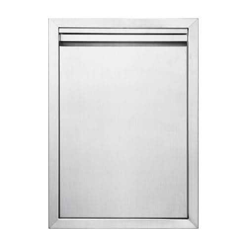Image of JIE JIN BBQ Access Door 17" W X 24" H, 304 Stainless Steel Outdoor Kitchen Accessories Door for Indoor/Outdoor Kitchen, Outdoor Cabinet, BBQ Island
