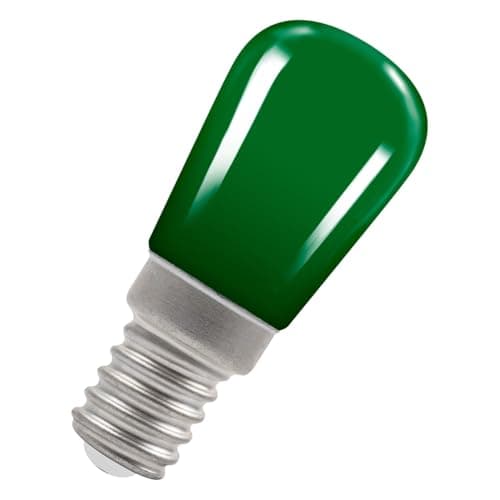Image of Crompton Lamps LED Pygmy 1.3W SES-E14 Coloured IP65 (15W Equivalent) Green 5lm SES Small Screw E14 Sign Festoon Outdoor Light Bulb