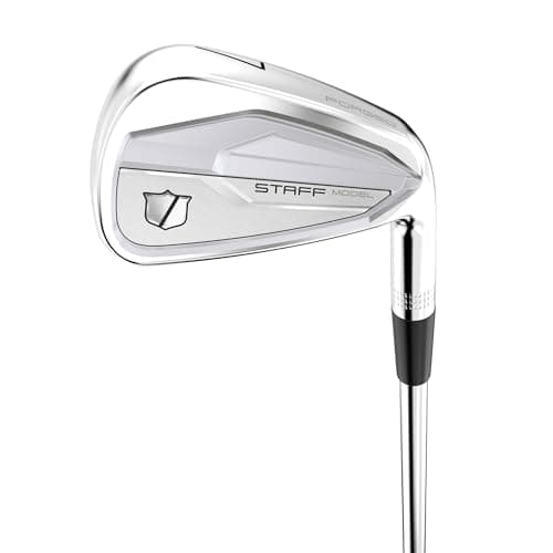 Image of Wilson Golf Clubs, Staff Model CB Iron Set, 4-PW, Steel, For Men and Women