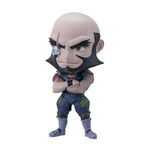 Image of Jet Black In Fun Action Pose Collectable Anime Figure | 8cm Mini Cowboy Bebop Anime Model | Bandai Toys Make Great Figure Collections or Anime Gifts for Boys or Girls | Collectables