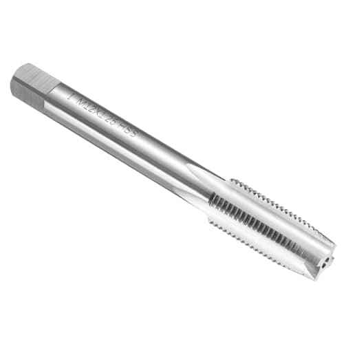Image of sourcing map Hand Taper Tap M12 x 1.25 H2 Metric Thread Taper Style Taps Straight Flute Screw Tapping Threading Tool High Speed Steel HSS6542