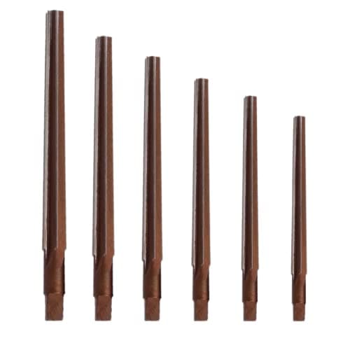 Image of SPORTARC 1PCS/6PCS Taper Reamer Set, 1:50 Conical Degree Sharp Manual Pin Taper Shank Hand Reamer 3/4/5/6/8/10mm, Morse Taper Reamer