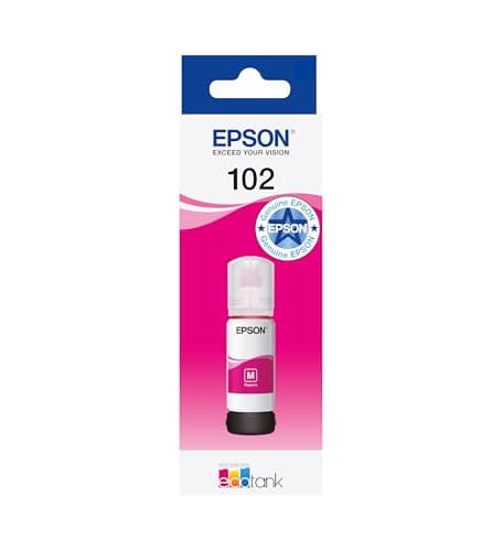 Image of Epson EcoTank 102 Genuine Ink Bottle | Magenta | High Yield - Up to 6,000 Pages | Brand-made for Optimal Results