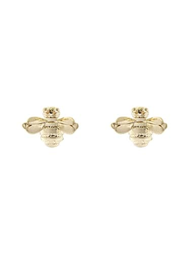 Image of Ted Baker Beelii Bumble Bee Stud Earrings For Women (Gold Tone)