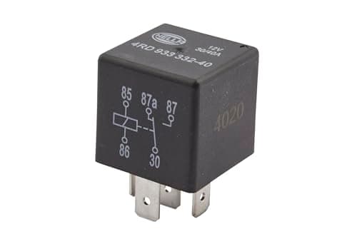 Image of HELLA 4RD 933 332-401 Relay, main current - 12V - 5-pin connector - Changeover Contact - Quantity: 1