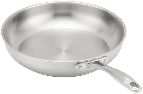 Image of Stellar Profile Matte Uncoated Frying Pan -28 cm, Durable Frying Pan for Everyday Cooking, Induction Ready, Oven & Dishwasher Safe