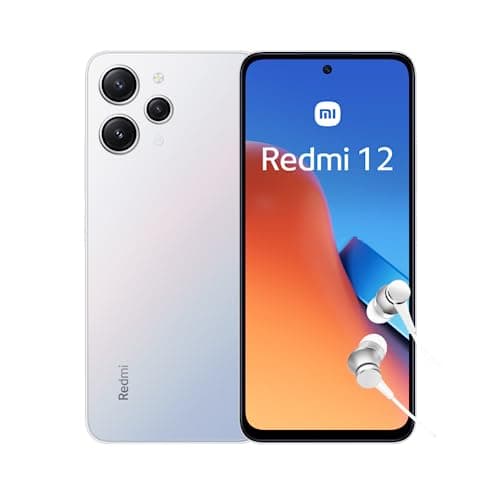 Image of Xiaomi Redmi 12 Smartphone 4 + 128 GB Mobile Phone, 6.79 Inch FHD+ Display, 5,000 mAh, 50 MP Camera, 18 W Fast Charging, Dual SIM, Polar Silver