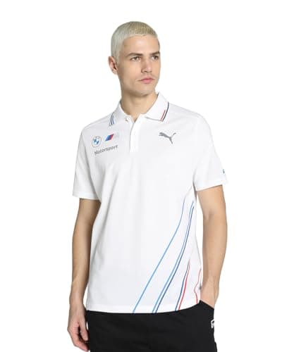Image of BMW Motorsport Team Polo Mens - White 2XL
