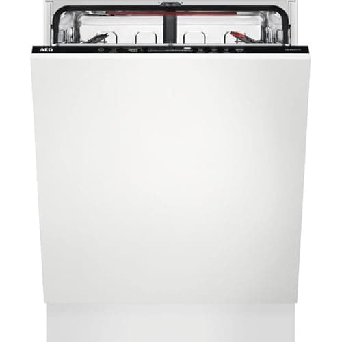 Image of AEG 7000 Series Fully Integrated Standard Dishwasher - Black with Sliding Door Fixing Kit - C Rated